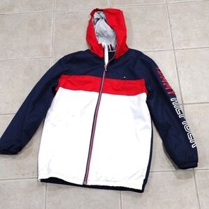 Tommy Hilfiger Boy's Hoodie Full Zip Jacket Size Large in excellent Condition